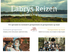 Tablet Screenshot of labrysreizen.nl